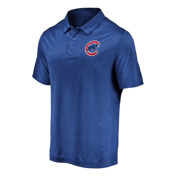 Majestic MLB Chicago Cubs Polo Big & Tall Shirt - Picture 2 of 8